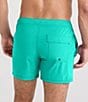 SAXX Oh Bouy 2N1 5#double; Solid Volley Swim Trunks, Color:Peacock - Image 2