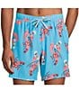 SAXX Oh Bouy 2N1 Clawsome 7#double; Swim Trunks, Color:Maui Blue - Image 1
