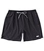 Color:Black - Image 1 - Oh Buoy 2N1 5#double; Inseam Volley Shorts