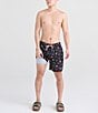 Color:Twist Sand Shots - Image 3 - Oh Buoy Two-In-One Twist And Shots 7#double; Inseam Volley Shorts