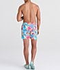 Color:Coast Blue Multi - Image 4 - Oh Buoy Two-In-One Coast Printed 5#double; Inseam Swim Trunks