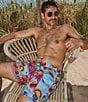 Color:Coast Blue Multi - Image 5 - Oh Buoy Two-In-One Coast Printed 5#double; Inseam Swim Trunks