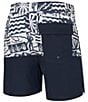 Color:West Coast/India Ink - Image 2 - Oh Buoy Two-In-One Color Blocked/Solid 5#double; Inseam Swim Trunks