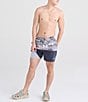 Color:West Coast/India Ink - Image 3 - Oh Buoy Two-In-One Color Blocked/Solid 5#double; Inseam Swim Trunks
