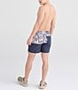 Color:West Coast/India Ink - Image 4 - Oh Buoy Two-In-One Color Blocked/Solid 5#double; Inseam Swim Trunks