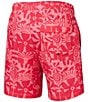 Color:East Coast Hibiscus - Image 2 - Oh Buoy Two-In-One Printed/Solid 7#double; Inseam Volley Shorts