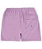 Color:Purple Haze - Image 2 - Oh Buoy Two-In-One Solid 5#double; Inseam Swim Trunks