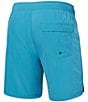 Color:Blue Moon - Image 2 - Oh Buoy Two-In-One Solid 7#double; Inseam Swim Trunks