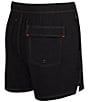 Color:Black - Image 2 - Performance Solid 7#double; Inseam Volley Swim Trunks