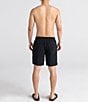 Color:Black - Image 4 - Performance Solid 7#double; Inseam Volley Swim Trunks