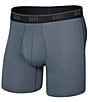 SAXX Quest Micro Mesh 6#double; Boxer Briefs, Color:Turbulence - Image 1