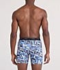 SAXX Quest Printed Quick Dry Performance 6#double; Boxer Briefs, Color:Winter Angler Blue - Image 3