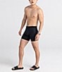 SAXX Quest Quick-Dry Mesh 5#double; Inseam Printed Boxer Briefs 2-Pack, Color:Turbulence/Black II - Image 3