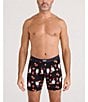 SAXX Vibe Xtra Soft Comfort 6#double; Inseam Boxer Briefs, Color:Tapped Out Black - Image 2