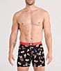 SAXX Vibe Xtra Soft Comfort Oktober Brats Printed 6#double; Boxer Briefs, Color:Black - Image 2