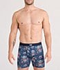 SAXX Vibe Xtra Soft Comfort Pineapple Tropic Printed 6#double; Boxer Briefs, Color:Multi - Image 2