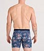 SAXX Vibe Xtra Soft Comfort Pineapple Tropic Printed 6#double; Boxer Briefs, Color:Multi - Image 3