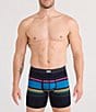 SAXX Vibe Xtra Soft Comfort Super Dawgs Printed 6#double; Boxer Briefs, Color:Black - Image 2