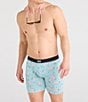 SAXX Vibe Xtra Solid/Flamingo Printed 6#double; Boxer Briefs 2-Pack, Color:Blue - Image 2