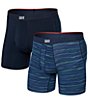 SAXX Vibe Xtra Solid/Space Dyed 6" Boxer Briefs 2-Pack,New Products : American Fashion Style Bags On Sale