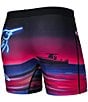 Color:Marlin Sunset - Image 2 - Volt Breathable Mesh Slim Fit Marlin Sunset 5#double; Inseam Boxer Briefs