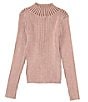 Color:Tan - Image 1 - Big Girls 7-16 Long Sleeve Ribbed Knit Pullover Top
