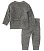 Color:Grey - Image 3 - Scene&heard Baby Boys 3-24 Months Long Sleeve Sweater & Pull-On Pants Set