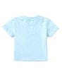 Color:Light Blue - Image 2 - Baby Boys 3-24 Months Round Neck Short Sleeve Front Pocket T-Shirt
