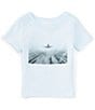 Color:Blue - Image 1 - Baby Boys 3-24 Months Round Neck Short Sleeve Knit Graphic T-Shirt