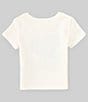 Color:White - Image 2 - Baby Boys 3-24 Months Round Neck Short Sleeve Knit Graphic T-Shirt