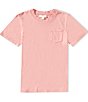 Scene&Heard Big Boys Distressed Washed T-Shirt, Color:Peach - Image 1
