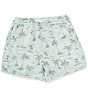Color:Quiet Tide - Image 1 - Big Boys 8-20 Palm Tree Print Pull-On Shorts