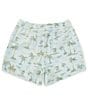 Color:Quiet Tide - Image 2 - Big Boys 8-20 Palm Tree Print Pull-On Shorts