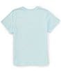 Color:Light Blue - Image 2 - Big Boys 8-20 Short Sleeve Beach Bonfire Screen T-Shirt