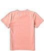 Color:Coral Haze - Image 2 - Big Boys 8-20 Short Sleeve Distressed T-Shirt