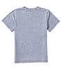 Color:Dark Blue - Image 2 - Big Boys 8-20 Short Sleeve Distressed T-Shirt