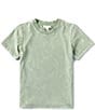 Color:Sage - Image 1 - Big Boys 8-20 Short Sleeve Distressed T-Shirt