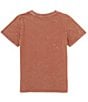 Color:Rust - Image 2 - Big Boys 8-20 Short Sleeve Distressed T-Shirt