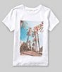 Color:White - Image 1 - Big Boys 8-20 Short Sleeve Palm Screen T-Shirt