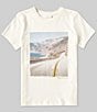 Color:White - Image 1 - Big Boys 8-20 Short Sleeve Road Screen T-Shirt