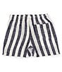 Color:Navy/White - Image 2 - Big Boys 8-20 Vertical Stripe Linen Blend Seersucker Pull-On Shorts