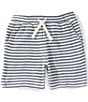 Scene&Heard Big Boys Coordinating Americana Pull-On Stripe Knit Shorts - Image 1
