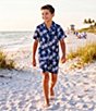 Scene&Heard Big Boys Tropical Print Pull On Shorts - Image 2