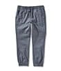 Scene&Heard Little Boys 2T-7 Drawstring Pocketed Joggers, Color:Dusty Blue - Image 1