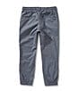 Scene&Heard Little Boys 2T-7 Drawstring Pocketed Joggers, Color:Dusty Blue - Image 2