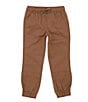Color:Tobacco - Image 1 - Little Boys 2T-7 Pull-On Joggers