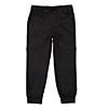 Color:Black - Image 1 - Little Boys 2T-7 Pull-On Joggers