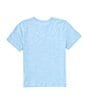 Color:Light Blue - Image 2 - Little Boys 2T-7 Short Sleeve Distressed Henley T-Shirt