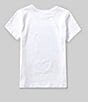 Color:White - Image 2 - Little Boys 2T-7 Short Sleeve Palm Screen T-Shirt