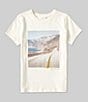 Color:White - Image 1 - Little Boys 2T-7 Short Sleeve Road Screen T-Shirt